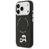 Karl Lagerfeld nakładka Magsafe PU case with Karl&Choupette heads pins logo and metal camera buttons do iPhone 17 Pro czarna