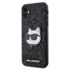 Karl Lagerfeld KLHCN61G2CPK iPhone 11 / Xr 6.1" czarny/black hardcase Glitter Choupette Patch