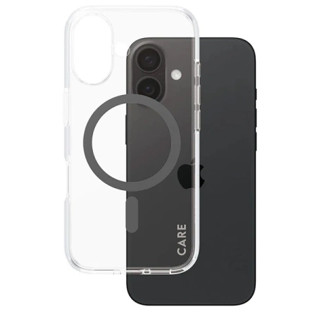 CARE by PanzerGlass Flagship Case iPhone 16 6.1" black/black MagSafe 1345