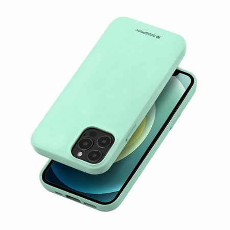Schutzhülle IPHONE 14 PRO MAX Mattes Silikon Mercury Soft Jelly minze