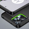 Carbon Case für Motorola Moto G13 flexible Silikon-Carbon-Hülle schwarz