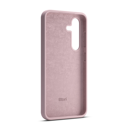 Nakładka Etteri Silicone Case do Samsung Galaxy S24 Plus jasnoróżowa