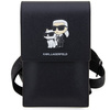 Karl Lagerfeld Handtasche KLWBSAKCPMK schwarz/schwarz Saffiano Karl &amp; Choupette