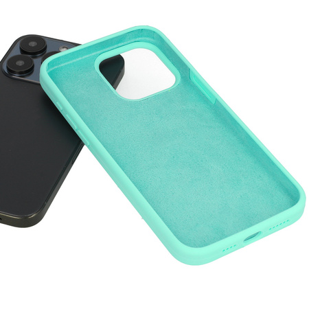 Silicone Lite Case do Iphone 14 Pro miętowy