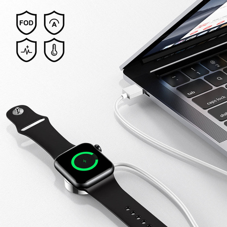 Joyroom S-IW001S inductive charger for Apple Watch with USB cable 1.2 m white