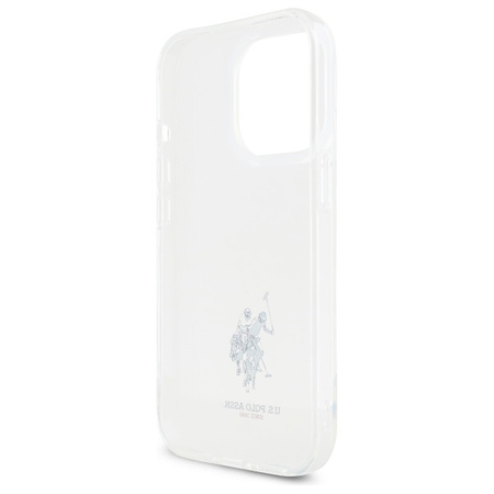 US Polo USHCP15XUSMT iPhone 15 Pro Max    6.7" przezroczysty/transparent IML Printed Double Horse Logo