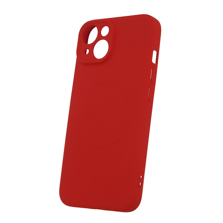 Nakładka Simple Color Mag do iPhone 15 6,1" czerwona