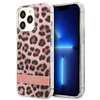 Etui IPHONE 13 PRO Guess Hardcase Leopard (GUHCP13LHSLEOP) różowe