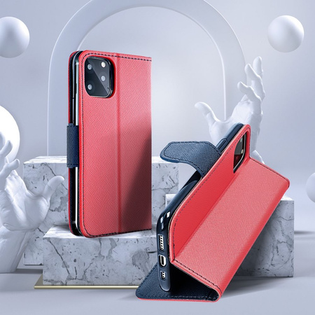 Kabura Fancy Book do  XIAOMI Redmi NOTE 13 PRO 5G czerwony / granatowy
