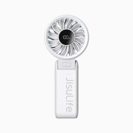 Mini wentylator Jisulife Handheld Fan Life7 3600mAh przenośny wiatraczek USB - szary