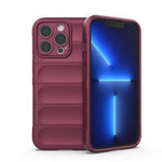 Magic Shield Case case for iPhone 13 Pro Max flexible armored case in burgundy