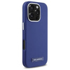 Original Case IPHONE 16 PRO MAX Karl Lagerfeld Hardcase FW Metal Plate MagSafe (KLHMP16XPGMSRPB) blue