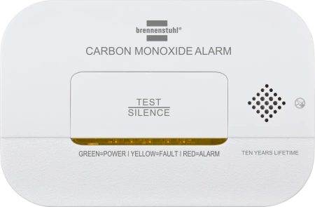 Brennenstuhl CM A 3030 carbon monoxide and gas sensor with alarm signal and LED display - white