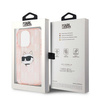 Karl Lagerfeld KLHCP15XHKLPCHP iPhone 15 Pro Max 6.7" różowy/pink hardcase IML Choupette Head & Monogram