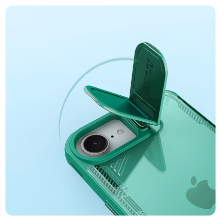Nillkin Iceblade Prop Case with Lens Cover and Stand for iPhone 16e - Green