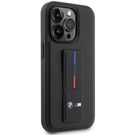 Etui BMW BMHCP14L22GSLK iPhone 14 Pro 6.1" czarny/black hardcase Grip Hot Stamp