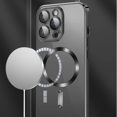 Etui Wozinsky Electroplated Magsafe na Samsung Galaxy S24 FE - złote