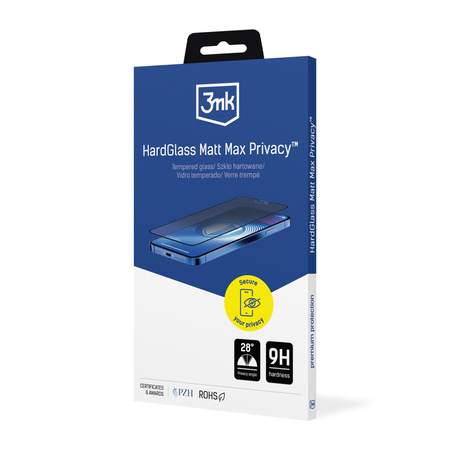 3MK HardGlass Matt Max Privacy iPhone 14 Pro
