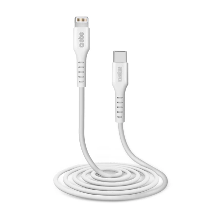 SBS TECABLELIGTC2W USB-C - Lightning Cable 2 m - White