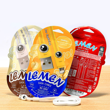 REMAX Kabel Lemen RC-101m - USB na Micro USB - Żółty