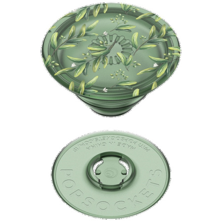 Uchwyt i podstawka do telefonu           Popsockets PlantCore Grip Olive zielony 807373