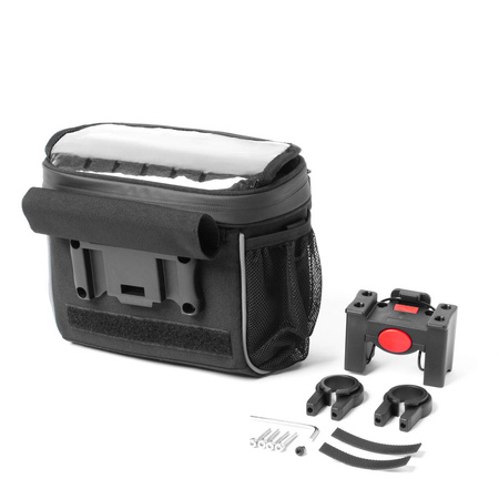 Wozinsky Fahrrad Lenkertasche Fahrrad Umhängetasche schwarz (WBHBB-01)