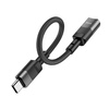 HOCO adapter Typ C (męski) do iPhone Lightning 8-pin (żeński) U107 10cm czarna