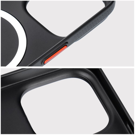 Futerał SIMPLY kompatybilny z MagSafe do IPHONE 16 Pro Max tytan czarny