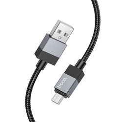 HOCO kabel USB A do Micro USB 2,4A X110 1 m czarny