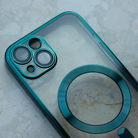 Nakładka Color Chrome Mag do iPhone 16 6,1&quot; zielona