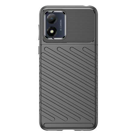 Thunder Case Hülle für Motorola Moto E13 Silikon Armor Case schwarz