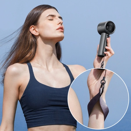 Jisulife Handventilator Pro1 S FA53PRO Mini-Gebläse Tragbarer USB-Ventilator - Dunkelgrau