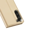 Dux Ducis Skin Pro Hülle für Samsung Galaxy S23+ Flip Card Wallet Stand Gold