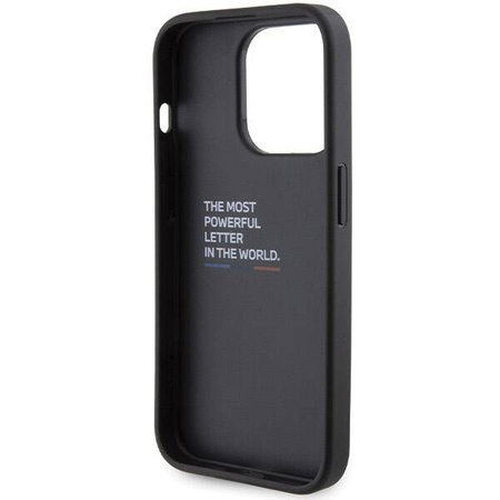 BMW Grip Hot Stamp Hülle für iPhone 15 Pro Max – Schwarz
