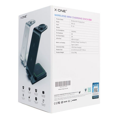 Ładowarka Bezprzewodowa X-ONE 3w1 22W