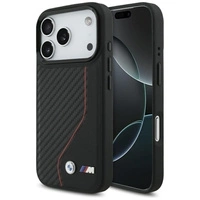 BMW M Carbon Line &amp; Logo MagSafe Case für iPhone 17 Pro – Rot