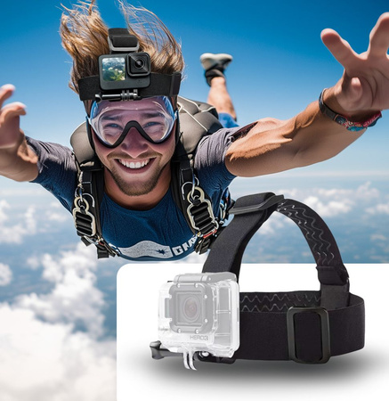 TECH-PROTECT HEAD MOUNT GOPRO/DJI BLACK GA100