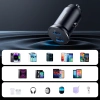 Joyroom JR-CCN06 30W 2x USB-C Mini-Autoladegerät Metall - Schwarz