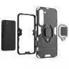 Ring Armor case for Samsung Galaxy S23 armored cover magnetic holder ring black
