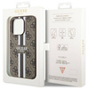 Guess GUHMP14XP4RPSW iPhone 14 Pro Max 6,7&quot; braun/braunes Hardcase 4G bedruckte Streifen MagSafe