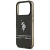 Etui US Polo DH and Bottom Stripe Logo MagSafe do iPhone 17 Pro czarny