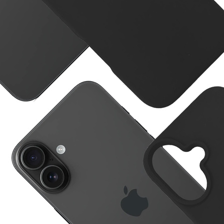 Apple iPhone 16 - 3mk Hardy MagSilicone Graphite