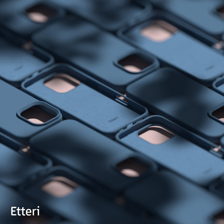 Nakładka Etteri Silicone Case do iPhone 16 Pro Max 6,9" ciemnoniebieska