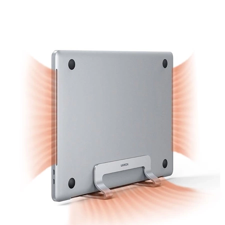 Ugreen aluminiowy pionowy stojak uchwyt podstawka na MacBooka laptopa tablet srebrny (20471 LP258)