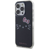 Hello Kitty IML Kitty Face Hülle für iPhone 15 Pro Max – Schwarz