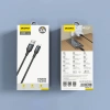 Kabel Dudao L3SM USB-A - MicroUSB 3A 1,2m z oplotem - czarny
