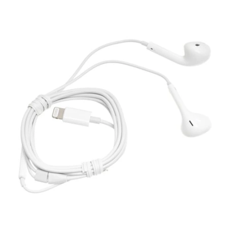 Original headphones Apple MWTY3ZM/A (MMTN2ZM/A EOL) Lightning White (blister EU)