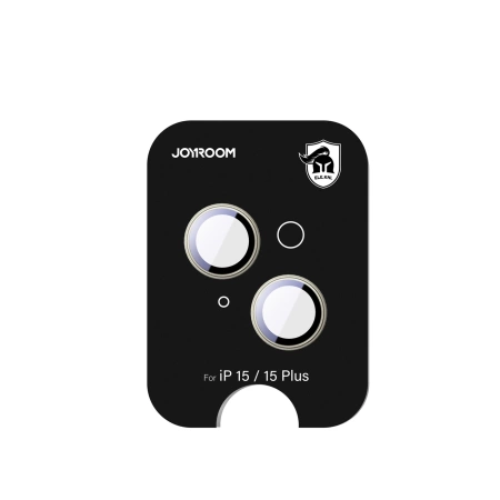 Szkło ochronne Joyroom JR-MFY0251 na obiektywy iPhone 15/15 Plus -żółte