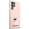 Karl Lagerfeld Silicone NFT Choupette - Etui Samsung Galaxy S23 Ultra (różowy)