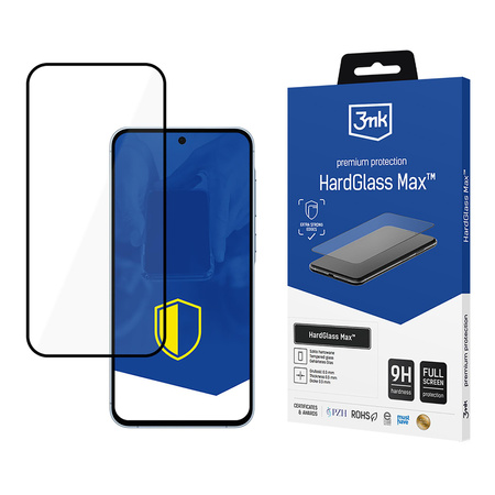 3MK HardGlass Max Sam A55 5G czarny/black, Fullscreen Glass